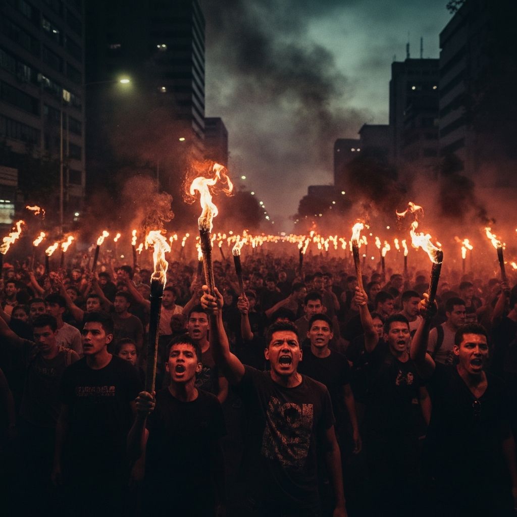 Civil unrest in Santa Ana