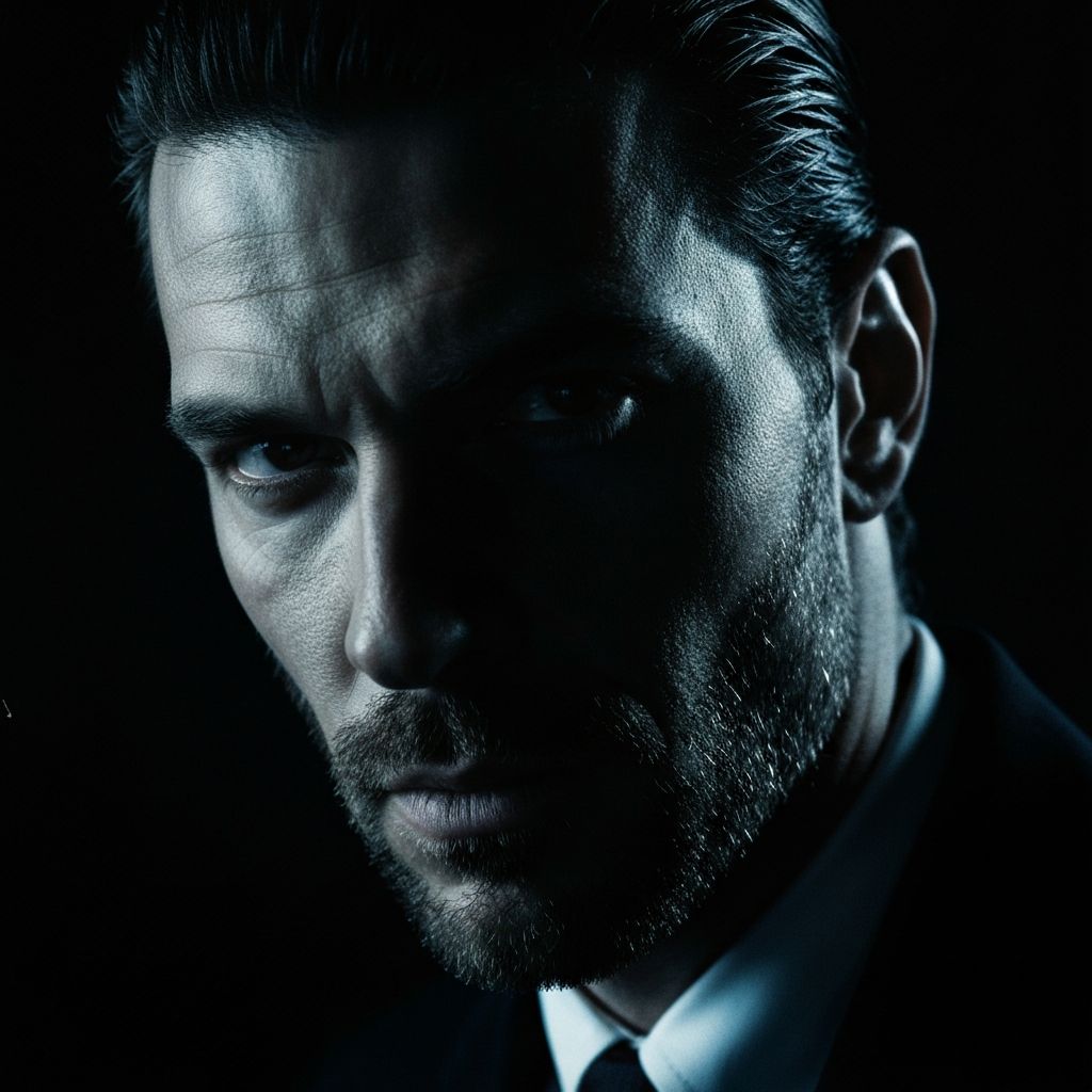 Mysterious character portrait